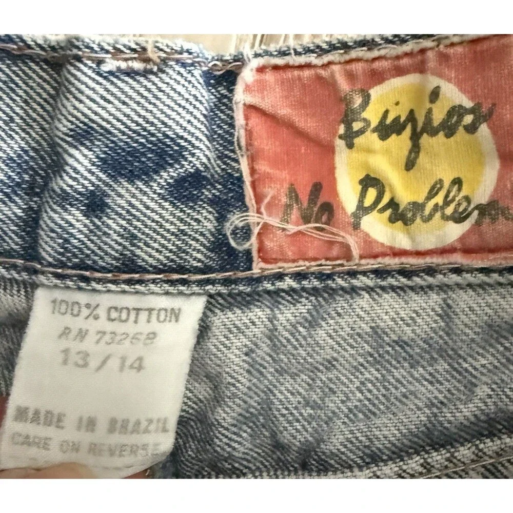 Vintage Distress Denim Cutoff Shorts 90s Western Grunge Festival Studs  Shorts